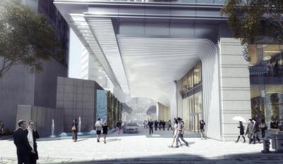 Office building Entrance